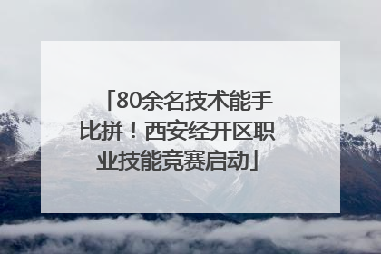 80余名技术能手比拼！西安经开区职业技能竞赛启动